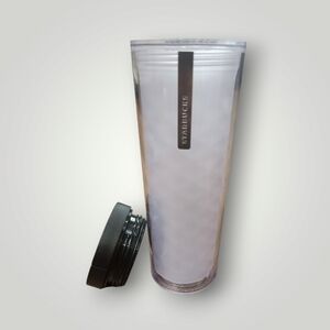 Starbucks Silver Ombre Chrome Coffee Travel Tumbler Cup for Hot or Cold